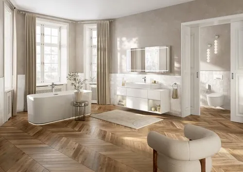 Bild von VILLEROY BOCH Verve Showers Handbrause Rund, Brushed Gold #TVS10900600076