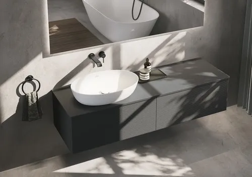Bild von VILLEROY BOCH Artis Aufsatzwaschbecken, 610 x 410 x 130 mm, Stone White CeramicPlus, ohne Überlauf #419861RW