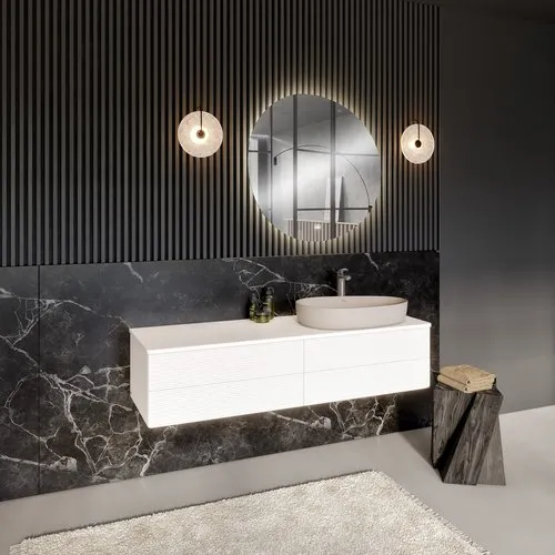 Bild von VILLEROY BOCH Antao Einhebel-Waschtischarmatur erhöht mit Push-Open-Ablaufgarnitur, Brushed Nickel Matt #TVW11100500064