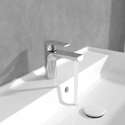 Bild von VILLEROY BOCH Liberty Einhebel-Waschtischarmatur ohne Ablaufgarnitur, Chrom #TVW10700100161