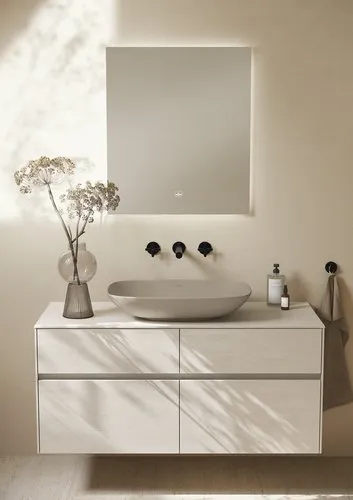 Bild von VILLEROY BOCH Loop & Friends Aufsatzwaschbecken, 620 x 420 x 120 mm, Almond CeramicPlus, ohne Überlauf #4A5001AM