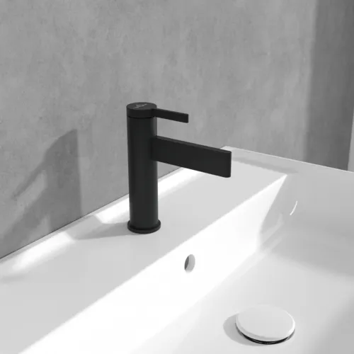 Bild von VILLEROY BOCH Dawn Einhebel-Waschtischarmatur ohne Ablaufgarnitur, Matt Black #TVW106103151K5