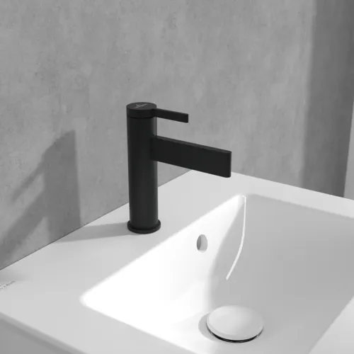 Bild von VILLEROY BOCH Dawn Einhebel-Waschtischarmatur ohne Ablaufgarnitur, Matt Black #TVW106103151K5