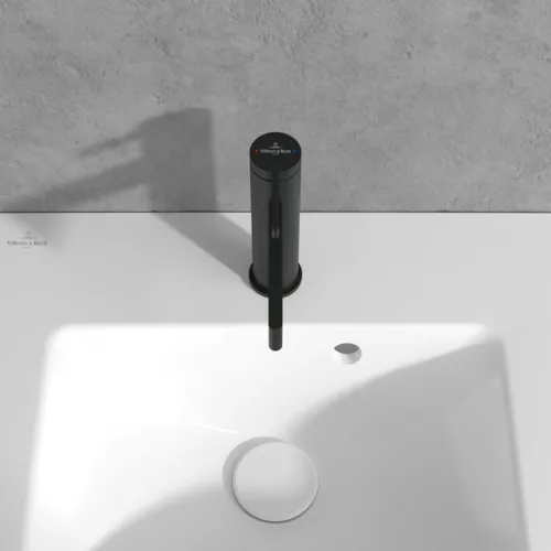 Bild von VILLEROY BOCH Dawn Einhebel-Waschtischarmatur ohne Ablaufgarnitur, Matt Black #TVW106103151K5