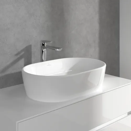 Bild von VILLEROY BOCH O.novo Einhebel-Waschtischarmatur erhöht mit Push-Open-Ablaufgarnitur, Chrom #TVW10410511061