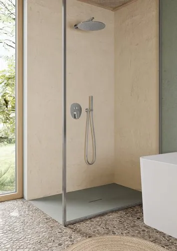 Bild von VILLEROY BOCH Squaro Infinity rechteckige Duschwanne, 1400 x 900 x 40 mm, Morning Green #UDQ1490SQI2V-R8