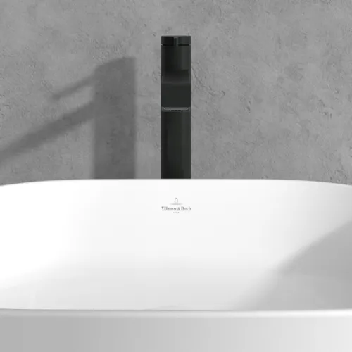 Bild von VILLEROY BOCH Dawn Einhebel-Waschtischarmatur erhöht ohne Ablaufgarnitur, Matt Black #TVW106106152K5
