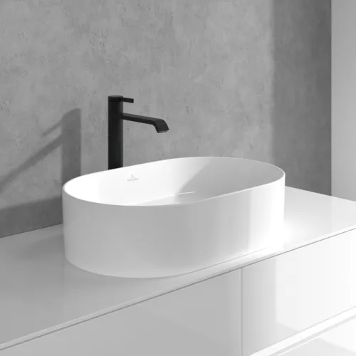 Bild von VILLEROY BOCH Dawn Einhebel-Waschtischarmatur erhöht ohne Ablaufgarnitur, Matt Black #TVW106106152K5
