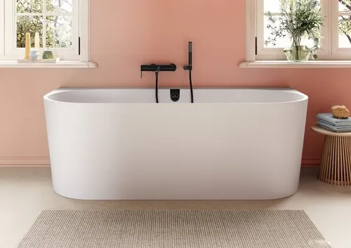 Bild von VILLEROY BOCH Loop & Friends Einhebel-Badewannenarmatur, Matt Black #TVT106501153K5