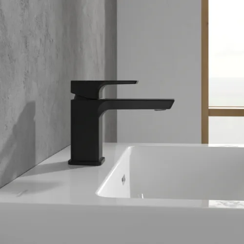 Bild von VILLEROY BOCH Subway 3.0 Kaltwasserarmatur ohne Ablaufgarnitur, Matt Black #TVW112006000K5