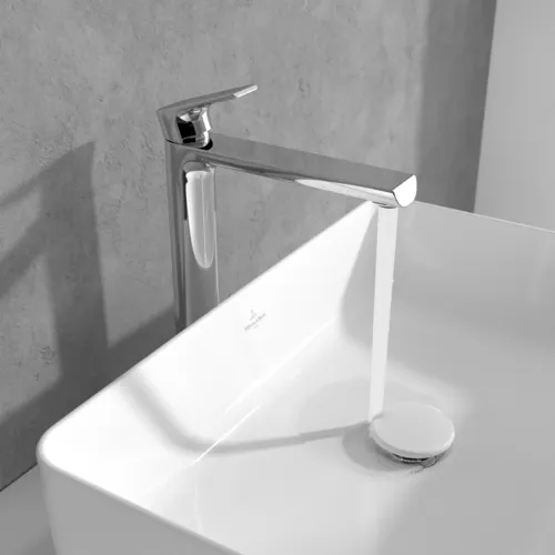 Bild von VILLEROY BOCH Liberty Einhebel-Waschtischarmatur erhöht ohne Ablaufgarnitur, Chrom #TVW10700600061