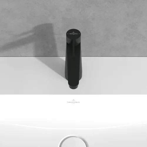 Bild von VILLEROY BOCH Conum Einhebel-Waschtischarmatur ohne Ablaufgarnitur, Matt Black #TVW127003001K5