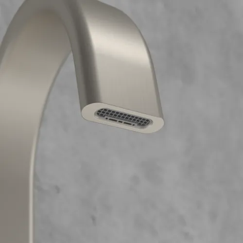 VILLEROY BOCH Dawn Dreiloch-Waschtischarmatur ohne Ablaufgarnitur, Brushed Nickel Matt #TVZ10600500064, Bild 8