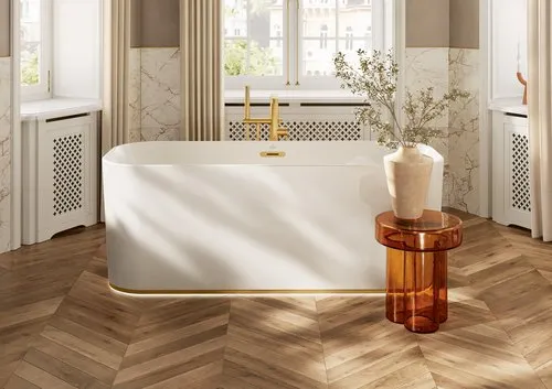 Bild von VILLEROY BOCH Verve Showers Handbrause Rund, Brushed Gold #TVS10900600076