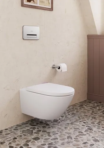 Obrázek VILLEROY BOCH WC sedátko Subway 3.0, s měkkým zavíráním, s odnímatelným sedátkem (QuickRelease), bílé Alpine AntiBac #8M42S1T1