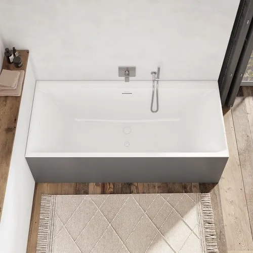 Bild von VILLEROY BOCH Subway 3.0 Badewannenauslauf für Wandmontage, Chrom #TVT11200100061