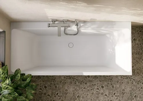 Bild von VILLEROY BOCH Subway 3.0 Einhebel-Badewannenarmatur, Brushed Nickel Matt #TVT11200200064