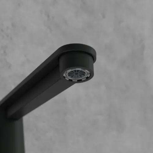 Bild von VILLEROY BOCH Conum Einhebel-Waschtischarmatur mit Push-Open-Ablaufgarnitur, Matt Black #TVW127004000K5
