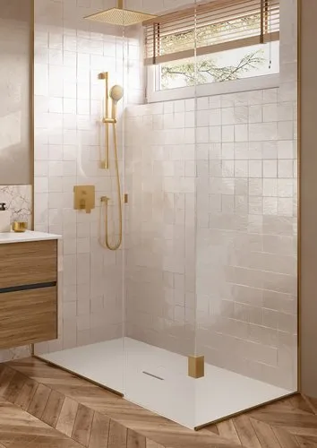 Bild von VILLEROY BOCH Squaro Infinity rechteckige Duschwanne, 1600 x 800 x 40 mm, Stone White #UDQ1680SQI2V-RW