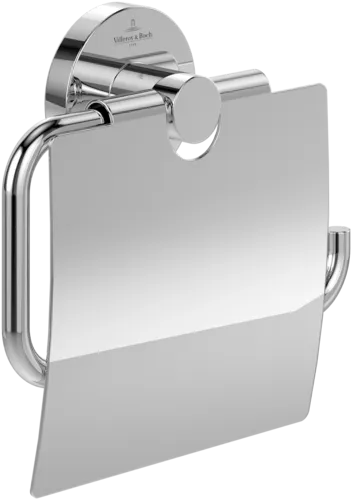Bild von VILLEROY BOCH Elements - Tender Toilettenpapierhalter mit Deckel, 134 x 38 x 132 mm, Chrom #TVA15101300061