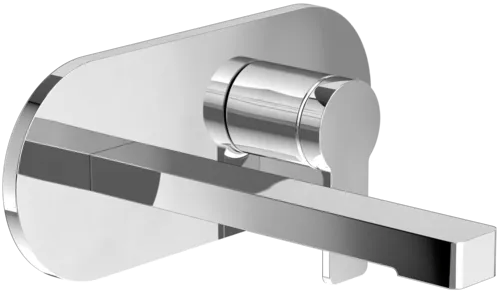 Bild von VILLEROY BOCH Architectura Einhebel-Waschtischarmatur mit Push-Open-Ablaufgarnitur, Chrom #TVW10311211061