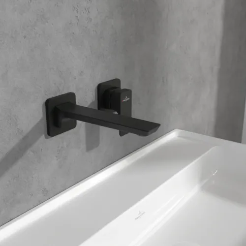 Bild von VILLEROY BOCH Subway 3.0 Einhebel-Waschtischarmatur ohne Ablaufgarnitur, Matt Black #TVW112007000K5