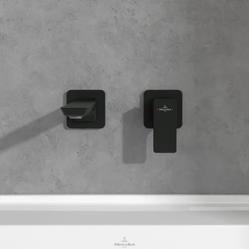 Bild von VILLEROY BOCH Subway 3.0 Einhebel-Waschtischarmatur ohne Ablaufgarnitur, Matt Black #TVW112007000K5