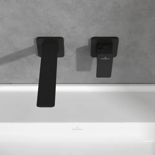 Bild von VILLEROY BOCH Subway 3.0 Einhebel-Waschtischarmatur ohne Ablaufgarnitur, Matt Black #TVW112007000K5