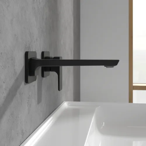 Bild von VILLEROY BOCH Subway 3.0 Einhebel-Waschtischarmatur ohne Ablaufgarnitur, Matt Black #TVW112007000K5