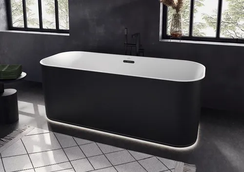 Bild von VILLEROY BOCH Conum Einhebel-Badewannenarmatur, Matt Black #TVT127004000K5