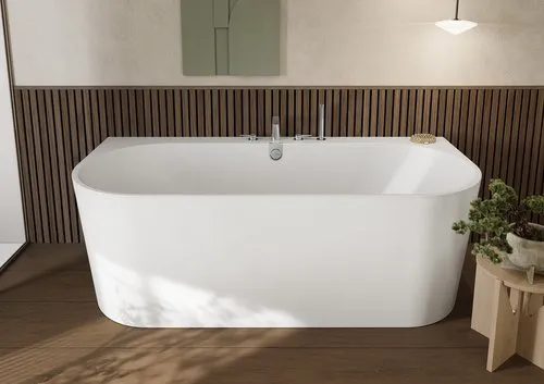 Bild von VILLEROY BOCH Oberon 2.0 Vorwand-Badewanne, 1800 x 800 mm, Weiß Alpin #UBQ180OBR9CD00V-01