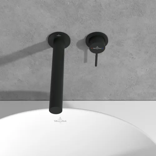 VILLEROY BOCH Loop & Friends Einhebel-Waschtischarmatur ohne Ablaufgarnitur, Matt Black #TVZ106010000K5, Bild 5