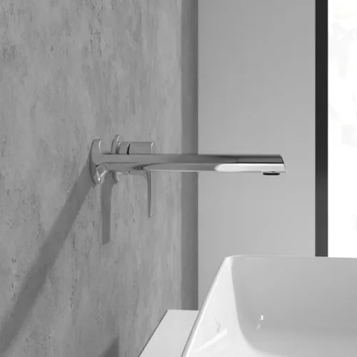 Bild von VILLEROY BOCH Liberty Einhebel-Waschtischarmatur ohne Ablaufgarnitur, Chrom #TVW10700800061