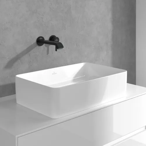 Bild von VILLEROY BOCH Dawn Einhebel-Waschtischarmatur ohne Ablaufgarnitur, Matt Black #TVZ106003000K5