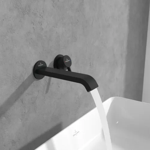 Bild von VILLEROY BOCH Dawn Einhebel-Waschtischarmatur ohne Ablaufgarnitur, Matt Black #TVZ106003000K5