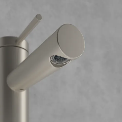 Bild von VILLEROY BOCH Loop & Friends Einhebel-Waschtischarmatur ohne Ablaufgarnitur, Brushed Nickel Matt #TVW10610315364