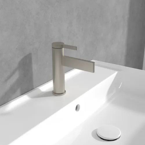 VILLEROY BOCH Dawn Einhebel-Waschtischarmatur ohne Ablaufgarnitur, Brushed Nickel Matt #TVW10610315164, Bild 10