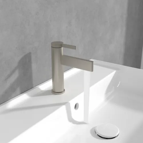VILLEROY BOCH Dawn Einhebel-Waschtischarmatur ohne Ablaufgarnitur, Brushed Nickel Matt #TVW10610315164, Bild 17