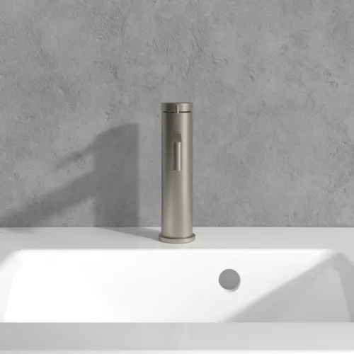 VILLEROY BOCH Dawn Einhebel-Waschtischarmatur ohne Ablaufgarnitur, Brushed Nickel Matt #TVW10610315164, Bild 4