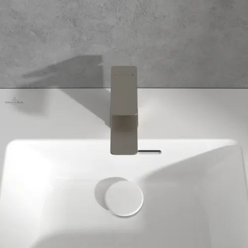 Bild von VILLEROY BOCH Subway 3.0 Kaltwasserarmatur ohne Ablaufgarnitur, Brushed Nickel Matt #TVW11200600064
