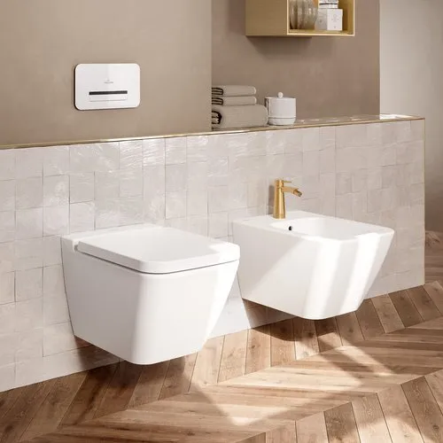 Bild von VILLEROY BOCH Conum Einhebel-Bidetarmatur, Brushed Gold #TVB12700100076