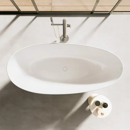 Bild von VILLEROY BOCH Antao Einhebel-Badewannenarmatur, Brushed Nickel Matt #TVT11100400064
