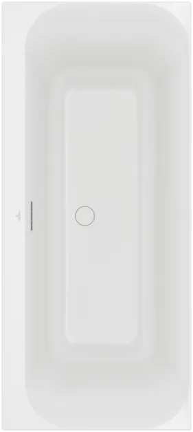 Bild von VILLEROY BOCH Loop & Friends rechteckige Badewanne SQUARE, 1700 x 750 mm, Stone White #UBA170LSF2V-RW