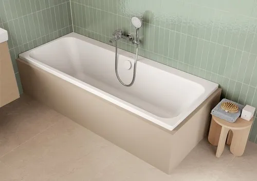 Bild von VILLEROY BOCH Architectura rechteckige Badewanne, 1700 x 700 mm, Weiß Alpin #UBA177ARE2V-01