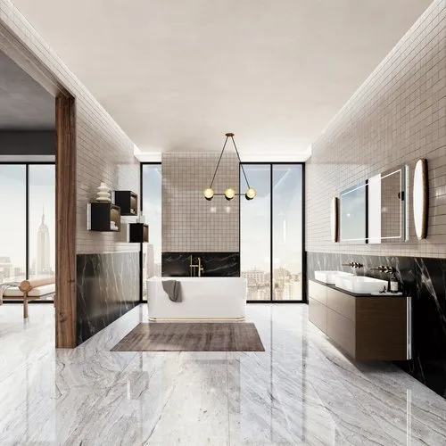Bild von VILLEROY BOCH Finion freistehende Badewanne, 1700 x 700 mm, Stone White #UBQ177FIN7N100V1RW