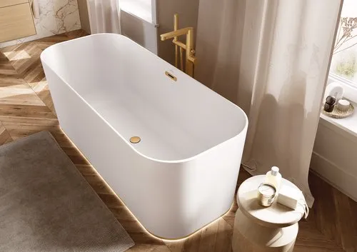 Bild von VILLEROY BOCH Finion freistehende Badewanne, 1700 x 700 mm, Stone White #UBQ177FIN7A100V4RW