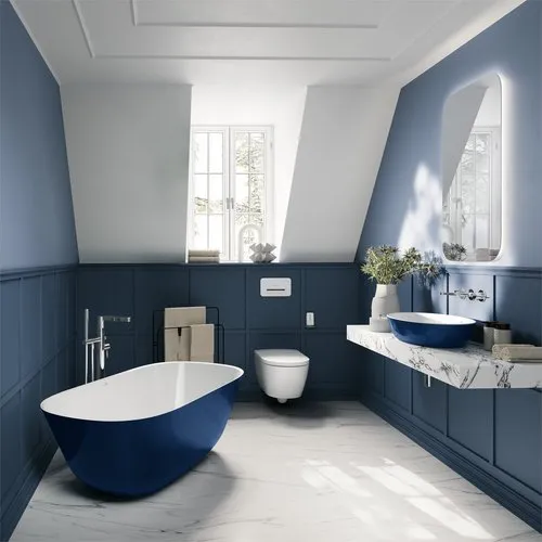 Bild von VILLEROY BOCH Theano freistehende Badewanne Original Edition ColourOnDemand, 1550 x 750 mm, Colour On Demand #UBQ155ANH7F2BCV-01