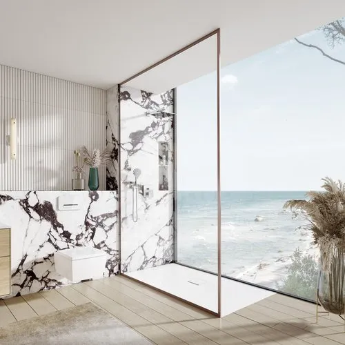 Bild von VILLEROY BOCH Memento 2.0 Tiefspül-WC spülrandlos, wandhängend, Stone White CeramicPlus #4633R0RW