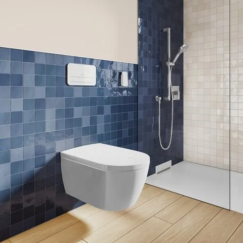 Bild von VILLEROY BOCH ViClean-I100 Dusch-WC ViClean I-100, Weiß Alpin CeramicPlus #V0E100R1