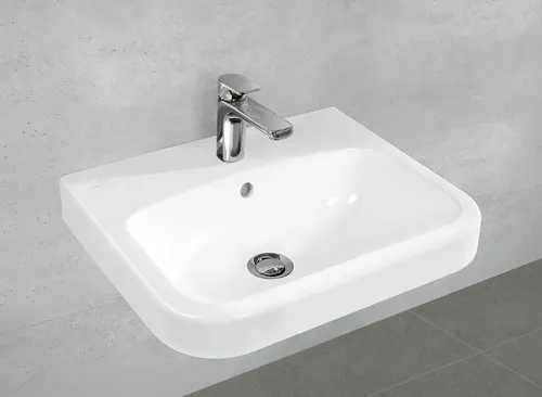 Bild von VILLEROY BOCH Architectura Waschbecken, 550 x 470 x 180 mm, Weiß Alpin CeramicPlus, mit Überlauf #418855R1